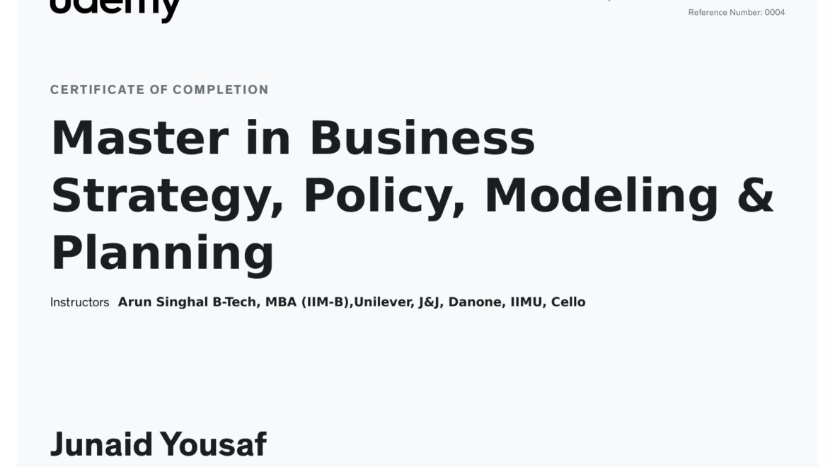 Strategy, Success, and Sustainability: A Deep Dive into My Udemy Learning Experience