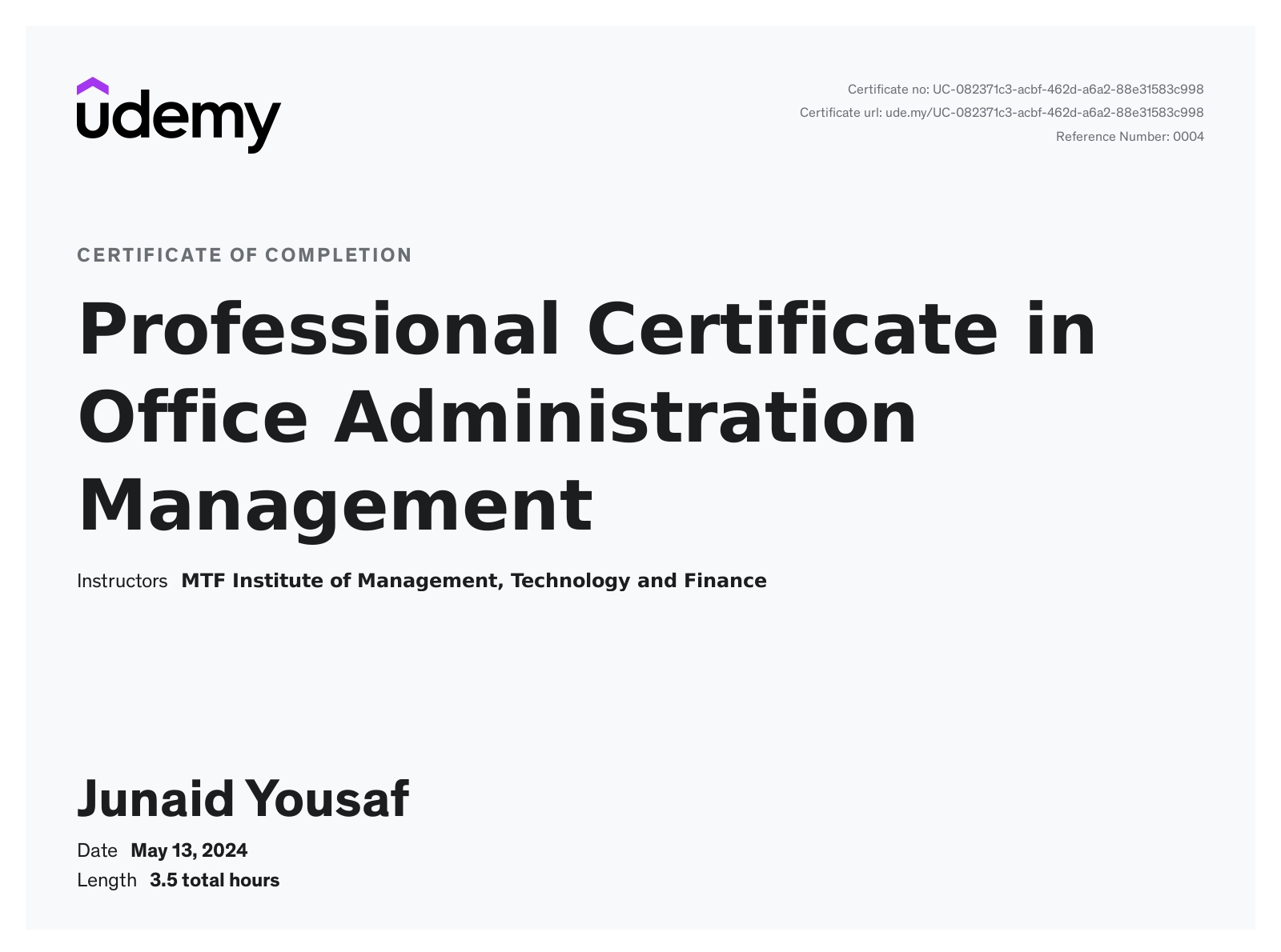 Mastering the Art of Office Administration Management with MTF Institute’s Professional Certificate Course
