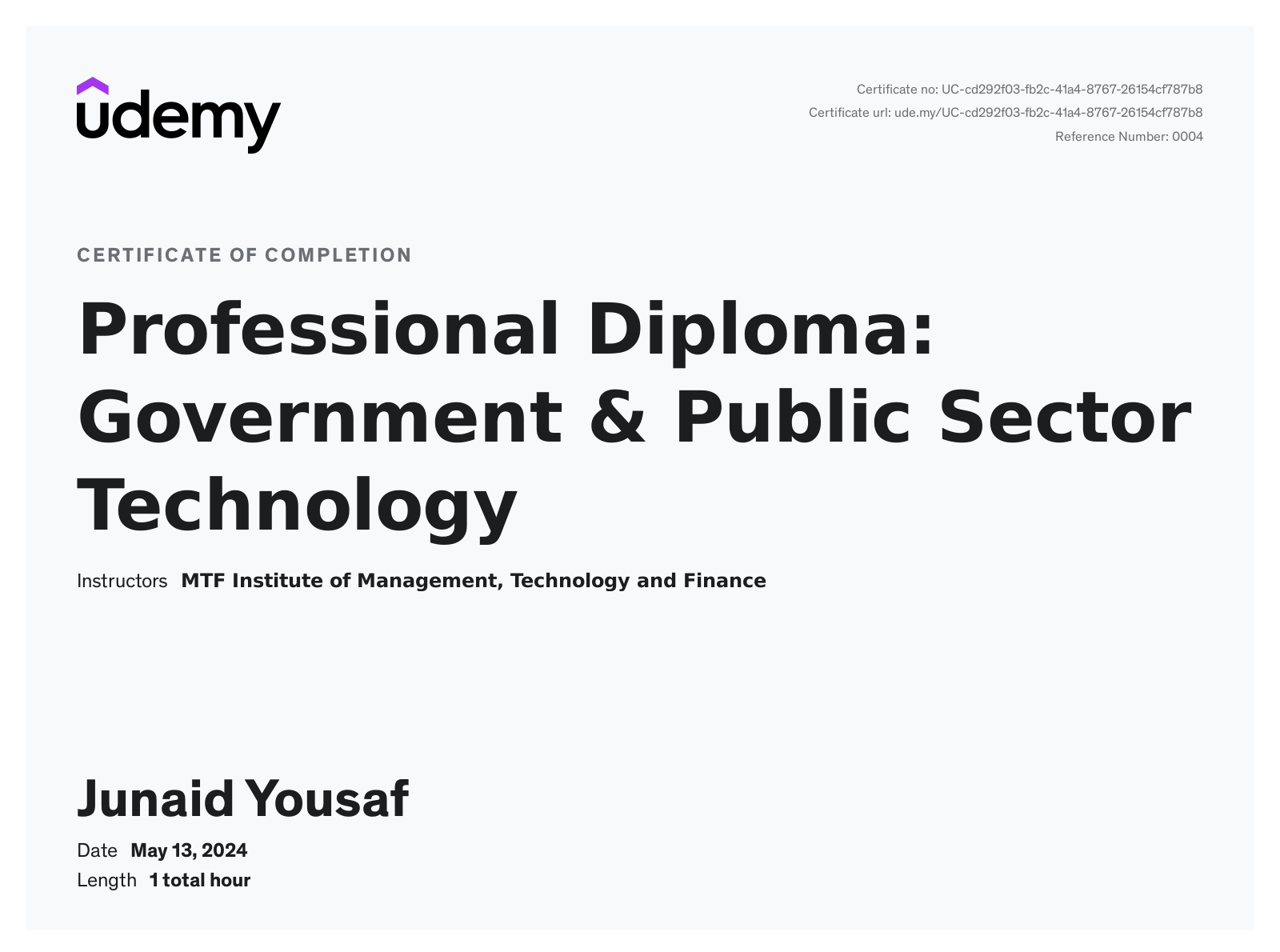 Embracing Innovation in Governance: My Path Through the Professional Diploma in GovTech